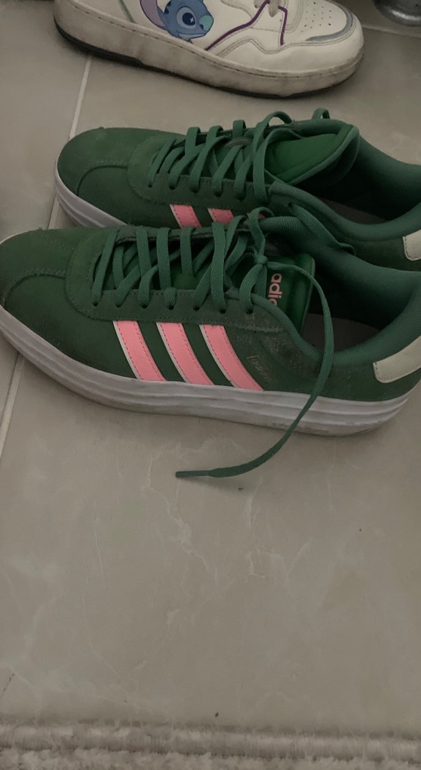 Yeşil-pembe Adidas Spor Ayakkabı - Görsel 4