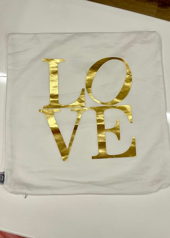 2li Altın Renkli Baskılı Dekoratif Yastık Kılıfı - Görsel 4