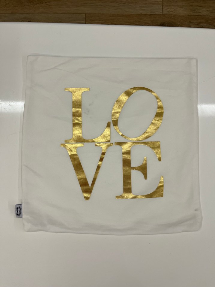 2li Altın Renkli Baskılı Dekoratif Yastık Kılıfı - Görsel 5