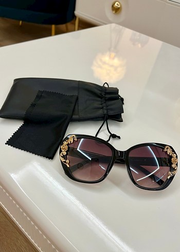 İthal Orjinal Tasarım Gül Güneş Gözlüğü - Görsel 7