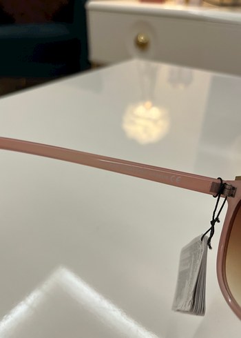 Pudra Pembe Altın Şık Güneş Gözlük  - Görsel 8