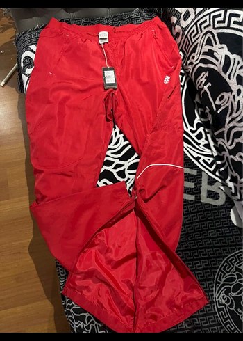 Kırmızı Erkek Eşofman Altı Fermuarlı - Görsel 4