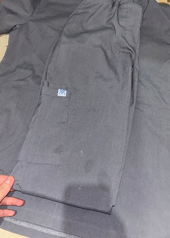 Mole hakim yaka kaguru cepli scrubs takımı - Görsel 6