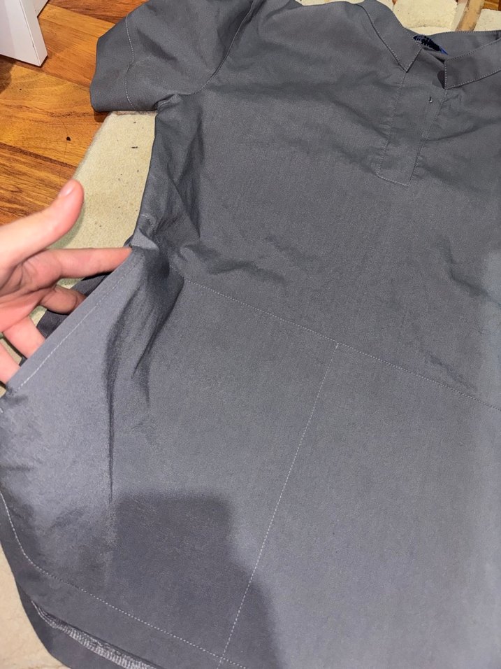 Mole hakim yaka kaguru cepli scrubs takımı - Görsel 5