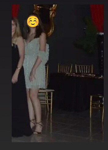 m Beden Gece elbisesi 
