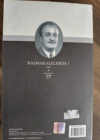 Başmakalelerim - Necib Fazıl
