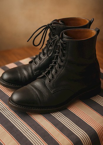 Joseph CHEANEY&SONS MARKA 11 size Siyah Deri Erkek Bot orijinal