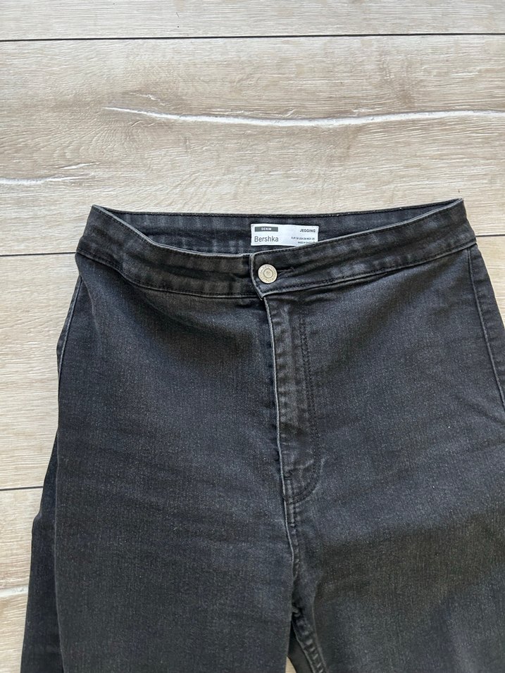 Siyah Normal Boy Kadın Denim Pantolon - Görsel 3