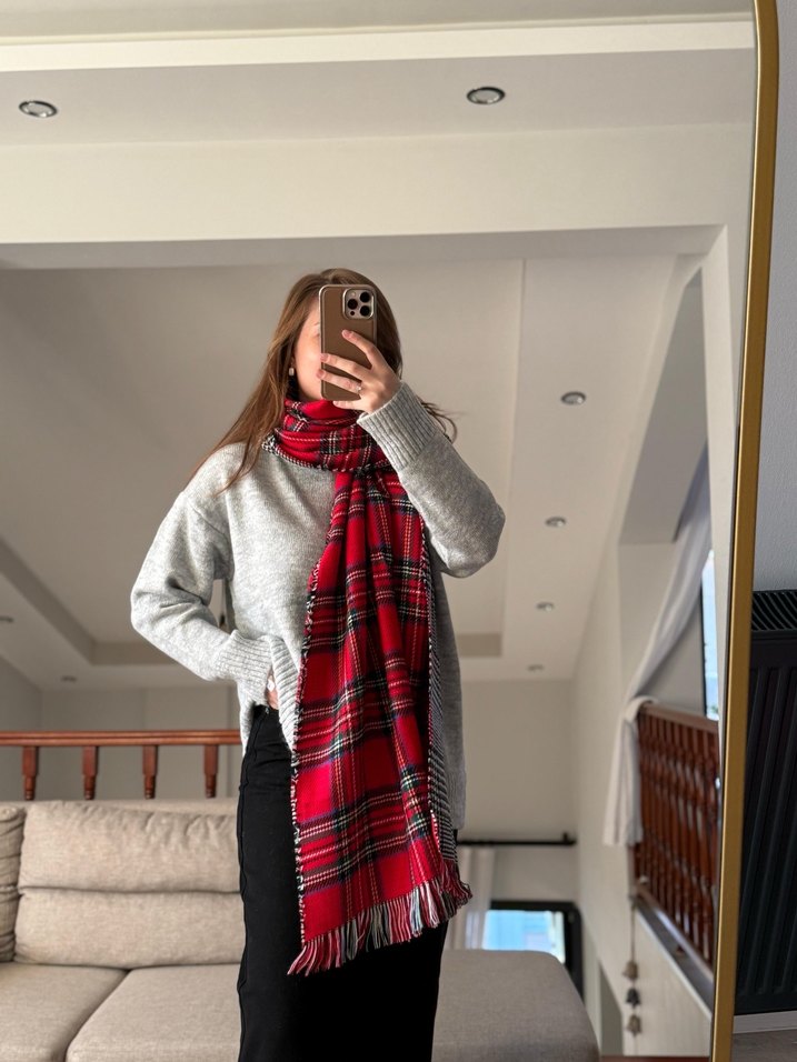 Zara Kadın Bohem Örgü Şal - Görsel 3