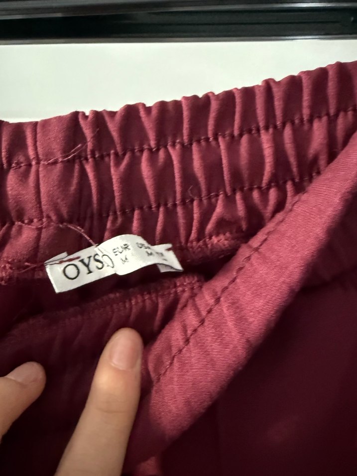 Bordo Salaş Kadın Pantolon - Görsel 2