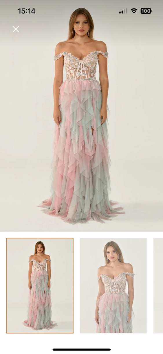 Alfabeta Uzun Abiye Elbise - Görsel 5