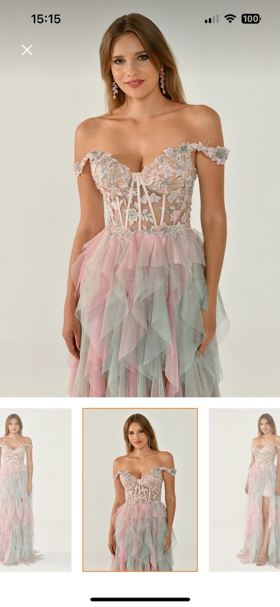 Alfabeta Uzun Abiye Elbise - Görsel 4