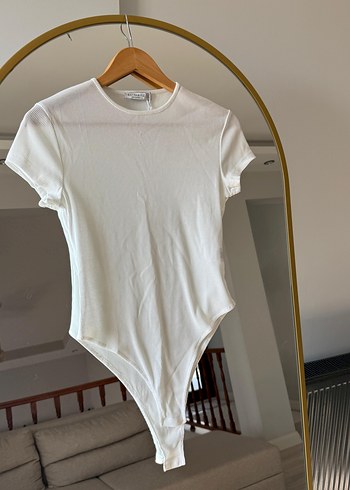 Beyaz Kısa Kollu Pamuklu Basic Tişört