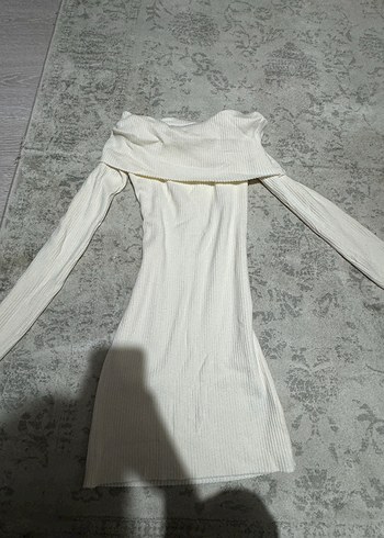 H&M madonna yaka triko elbise