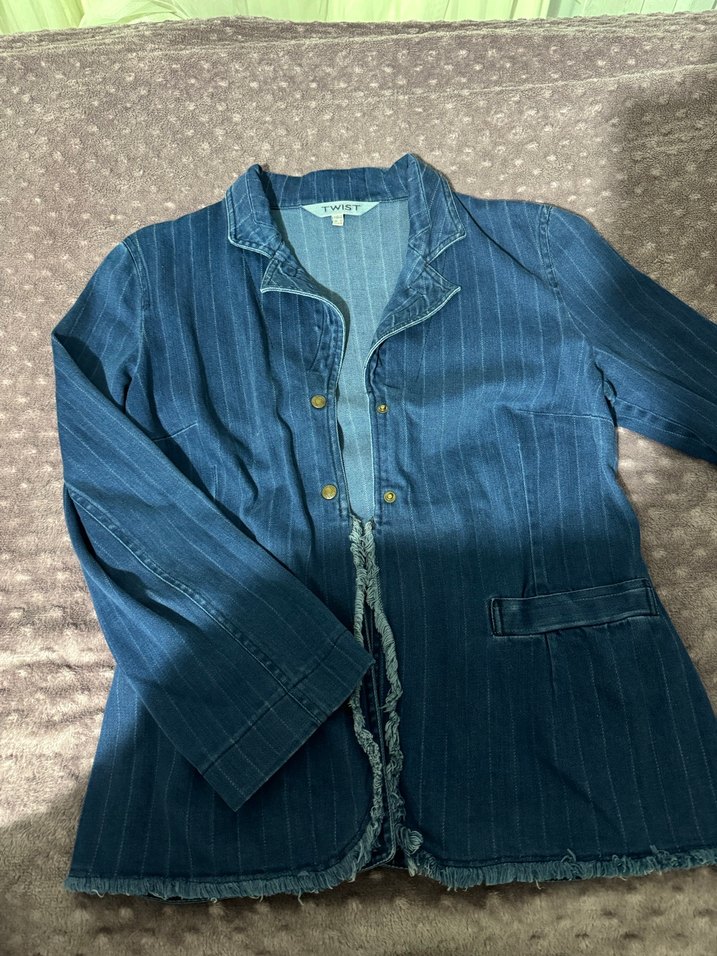 Twist denim ceket - Görsel 4