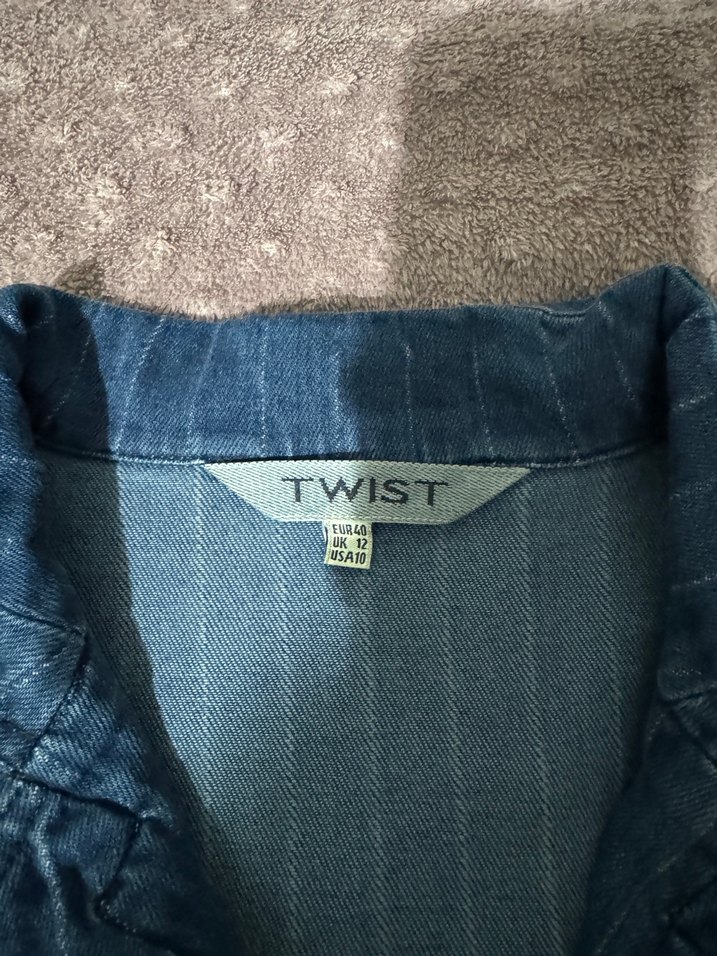 Twist denim ceket - Görsel 3