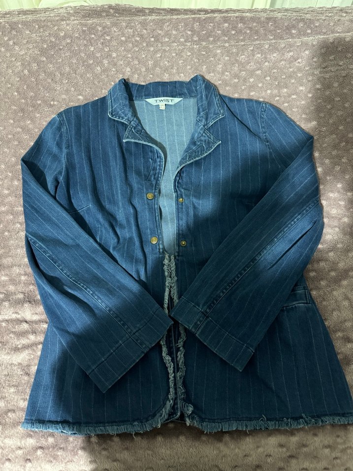 Twist denim ceket - Görsel 5