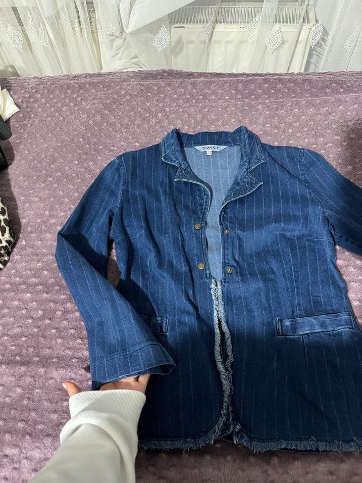 Twist denim ceket - Görsel 2