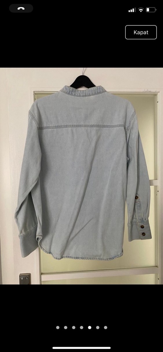 H&M kot gömlek ceket - Görsel 5