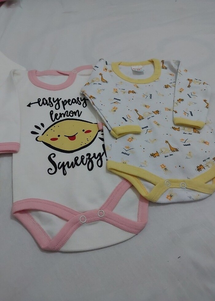 1 yaş ve yenidoğan kız çocuk zıbın - Görsel 3