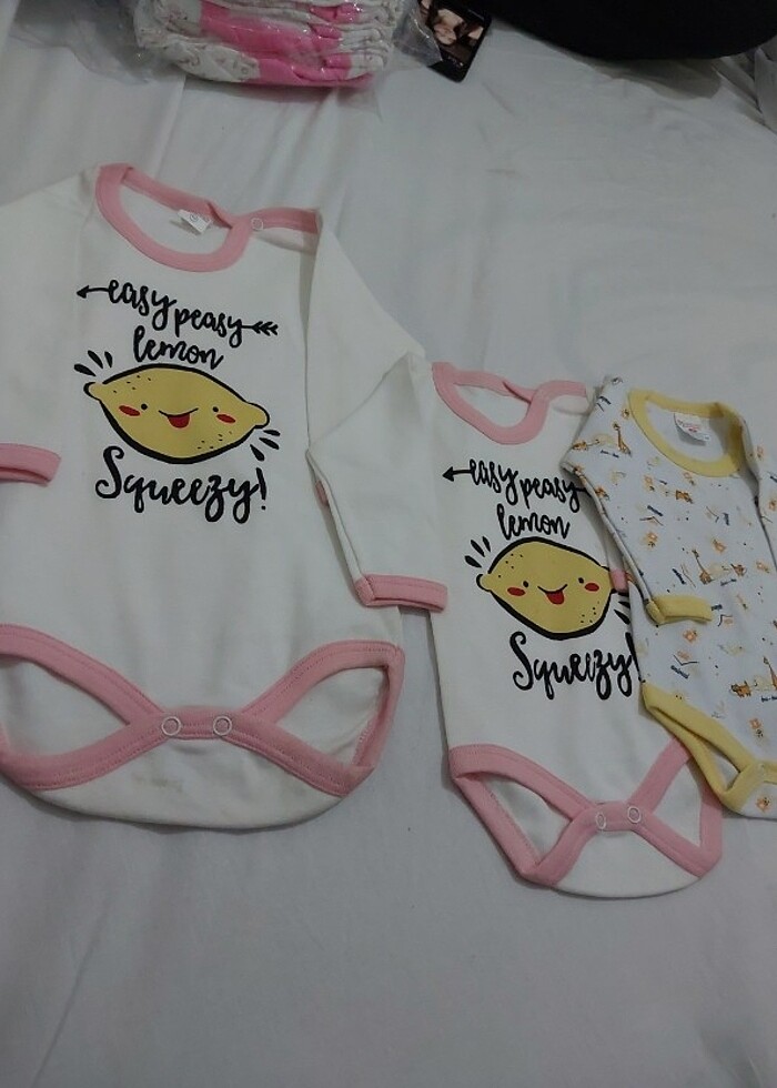 1 yaş ve yenidoğan kız çocuk zıbın - Görsel 4