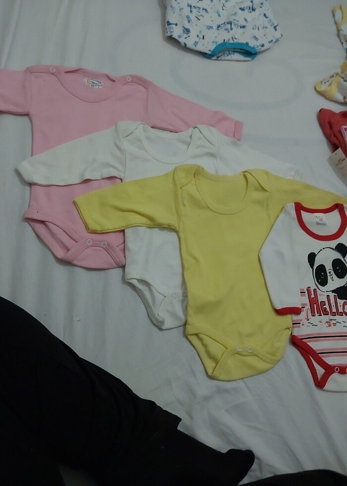 0-1 yaş için yenidoğan uzun kollu zıbın - Görsel 2