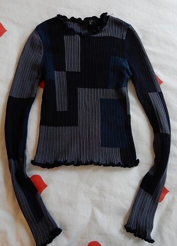 Topshop uzun kollu bluz body + kadife pantolon