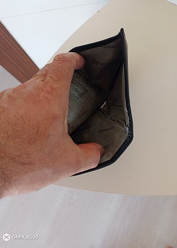 Siyah Deri unisex Cüzdanı Tokalı - Görsel 5