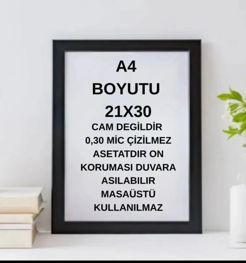 2 Adet A4 21x30 cm Çerçeve Poster Çerçevesi - Görsel 2