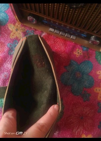 Yeşilimsi Hakiki Nubuk Deri Kadın Cüzdanı - Görsel 4