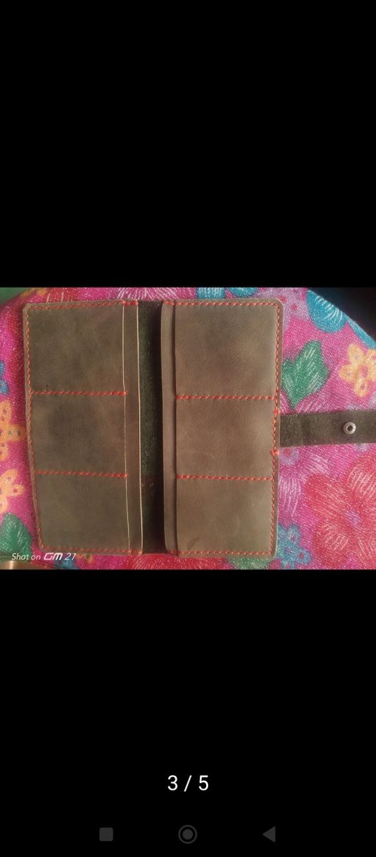 Yeşilimsi Hakiki Nubuk Deri Kadın Cüzdanı - Görsel 3