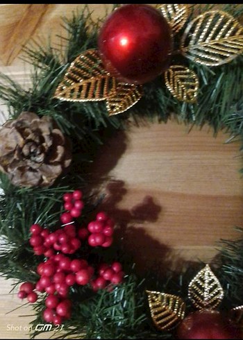 Renkli Yılbaşı Kapı Çelengi - Görsel 3