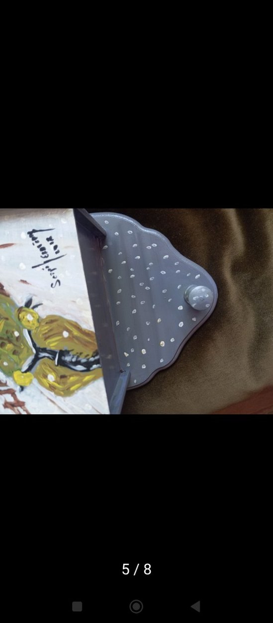 El Boyama Ahşap Posta Kutusu - Görsel 5