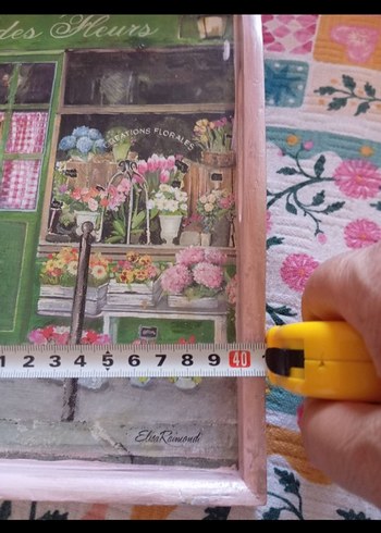 Desenli Ahşap Tepsi - Görsel 5