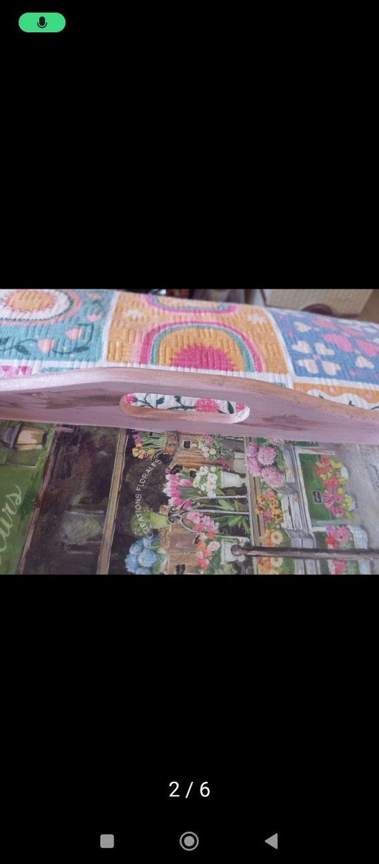 Desenli Ahşap Tepsi - Görsel 2