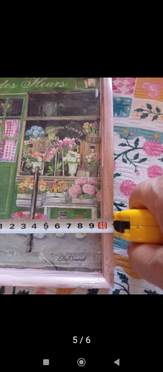 Desenli Ahşap Tepsi - Görsel 5