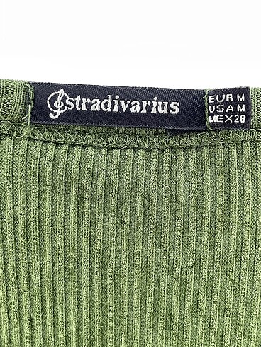 m Beden haki Renk Stradivarius Bluz %70 İndirimli.