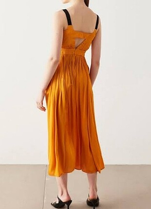 İpekyol turuncu elbise