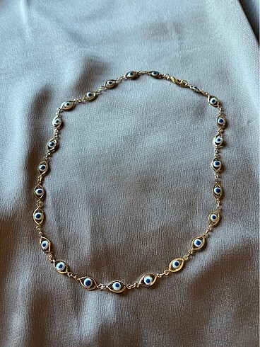 American Vintage Göz nazar boncuk chocker kolye