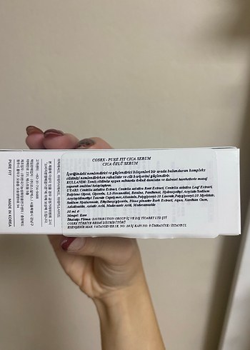  Beden Renk COSRX Cica Onarıcı Serum