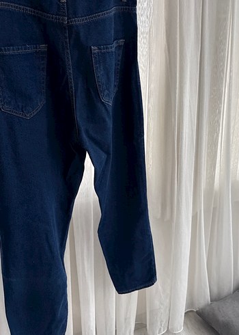 Kadın Lacivert   Mom 
Denim Pantolon - Görsel 9