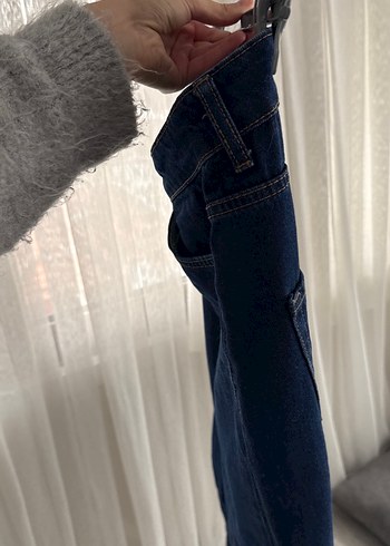 Kadın Lacivert   Mom 
Denim Pantolon - Görsel 10