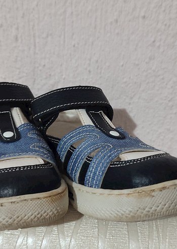 Diğer Erkek Çocuk Deri Cırtlı Terlik