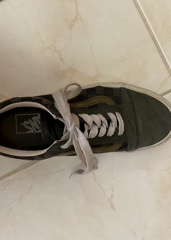36,5 Beden Gri Kadın Vans Günlük Spor Ayakkabı