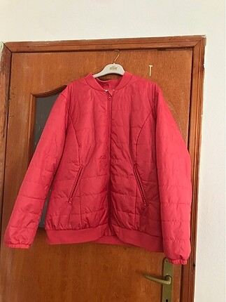 Pembe şişme mont ????