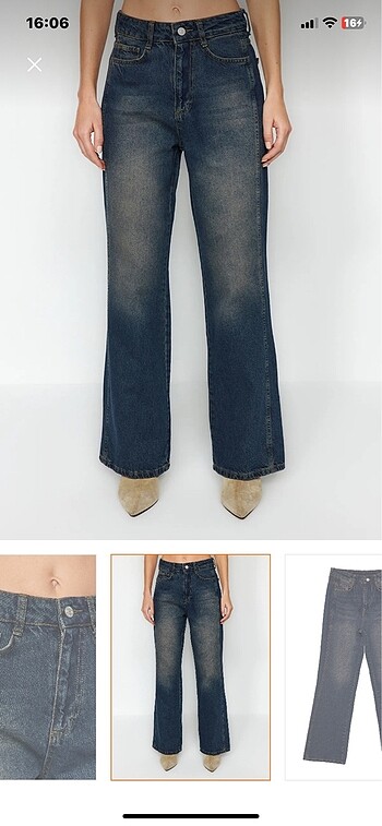 Trendyol & Milla Trendyol wide leg jeans mavi