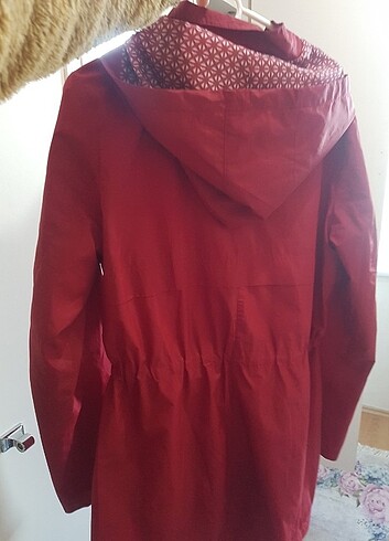 xl Beden kırmızı Renk Kadın yağmurluk