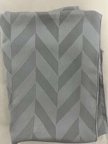 valorscarf balıksırtı desen gümüş gri şal