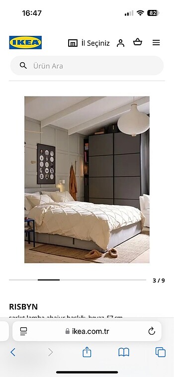 Beden IKEA RISBYN AVİZE