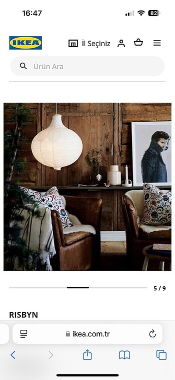 Ikea IKEA RISBYN AVİZE